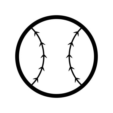 beysbol ikonu vektör illüstrasyon logosu tasarımı