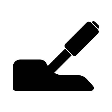 araba el freni simgesi vektör illüstrasyon logo tasarımı