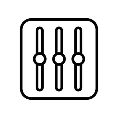 ses eşitleyici simge vektör illüstrasyon logo tasarımı