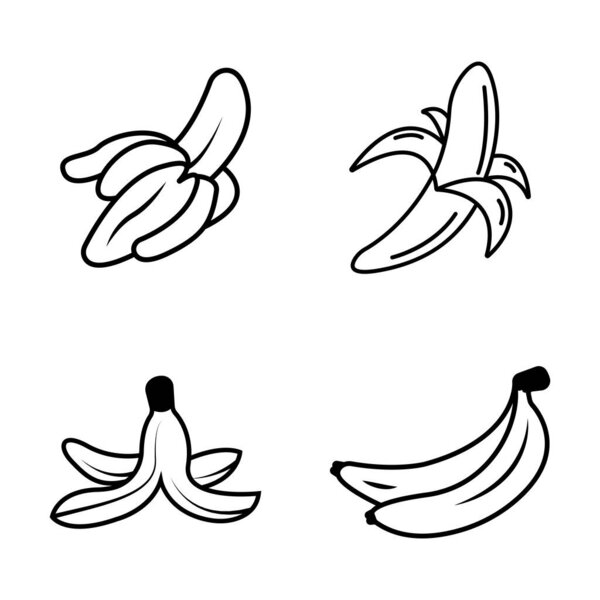 banana icon vector illustration symbol design