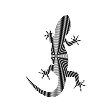 Kertenkele illüstrasyon logo tasarımı