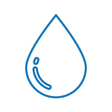 su damlası logo illüstrasyon simgesi tasarımı