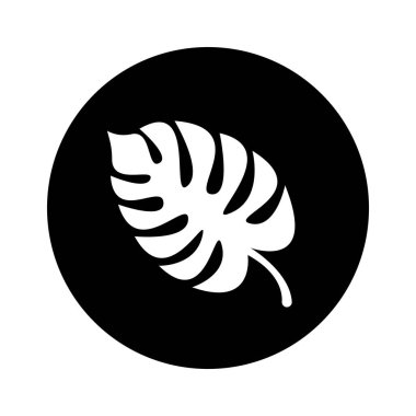 Monstera yaprağı resim tasarımı