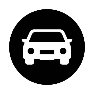 Araba illüstrasyon simgesi, illüstrasyon logosu tasarımı