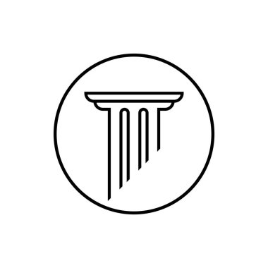 Sütun Logosu İllüstrasyon Tasarımı