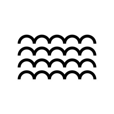 Su Dalgası İllüstrasyon Element Tasarımı