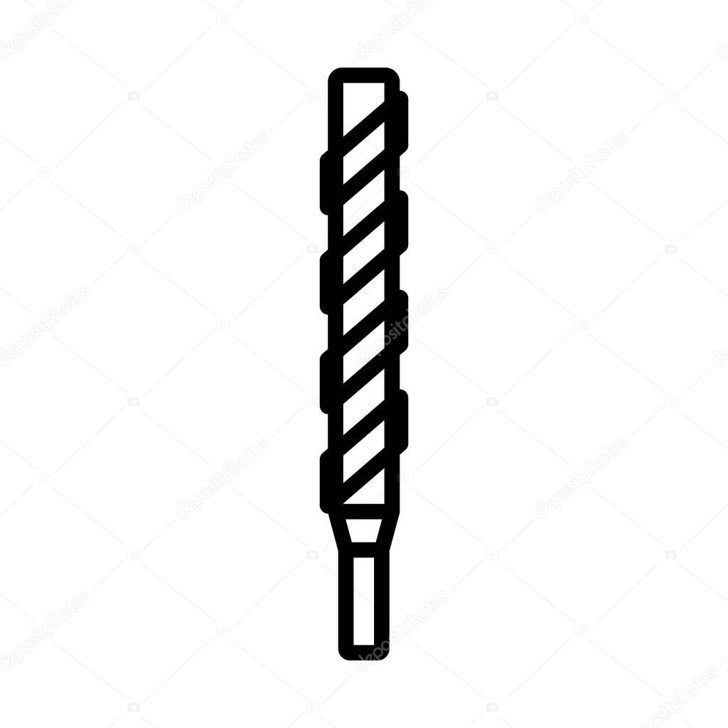 Drill bit icon vector illustration logo design