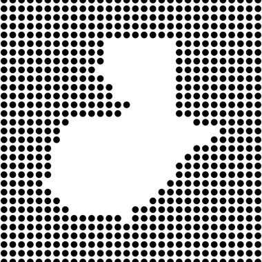 Guatemala Harita Simge İllüstrasyon Tasarımı