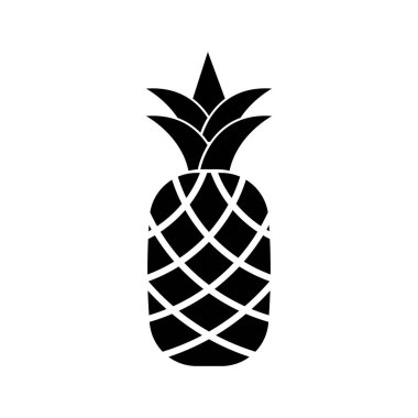 ananas meyvesi simgesi logo tasarımı