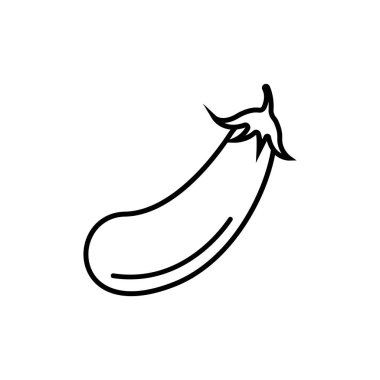 patlıcan simgesi çizimi