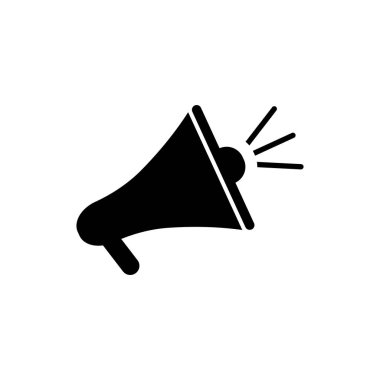 Megafon Grafiksel Simge Sembol Tasarımı