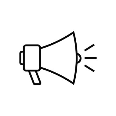 Megafon Grafiksel Simge Sembol Tasarımı