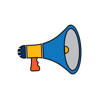 Megafon Grafiksel Simge Sembol Tasarımı