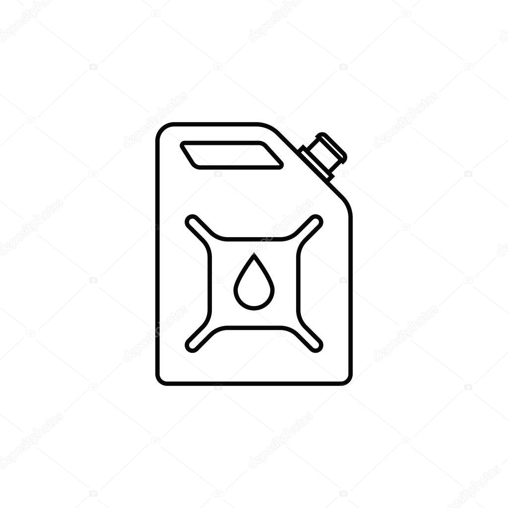 Jerry Can Symbol Icon Element  Design