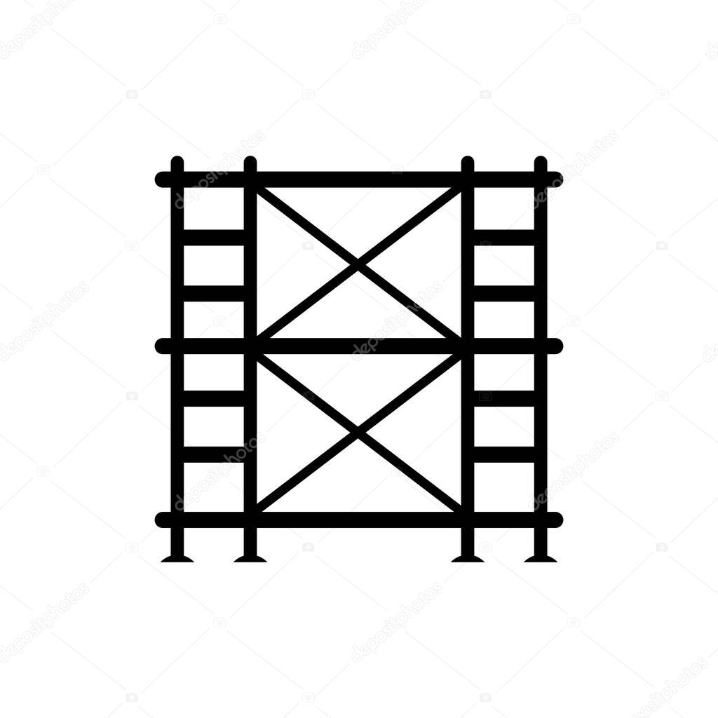 Scaffolding icon element symbol design
