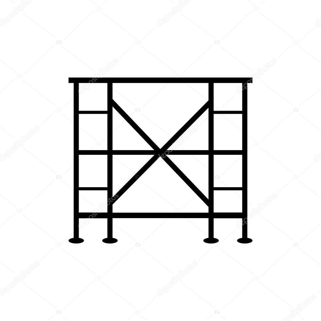 Scaffolding icon element symbol design