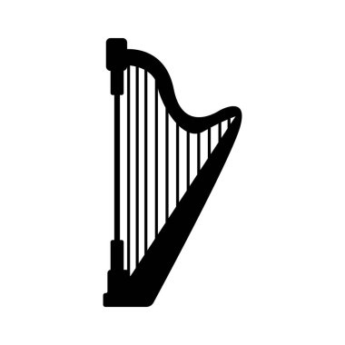 harpa simgesi illüstrasyon ögesi tasarımı