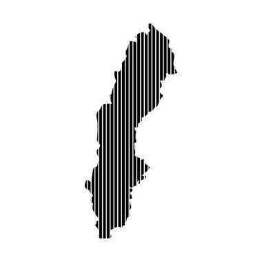 İsveç harita resmetme ögesi tasarımı