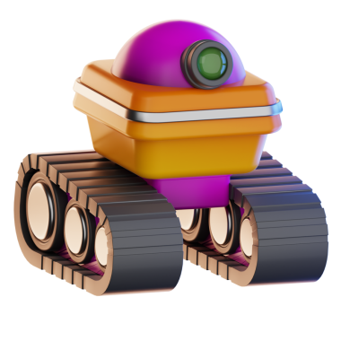 Beyaz arkaplanda 3 boyutlu bir oyuncak tren görüntüsü