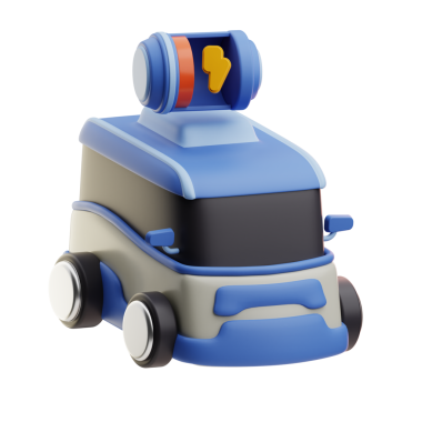 3 boyutlu elektrikli süpürge.