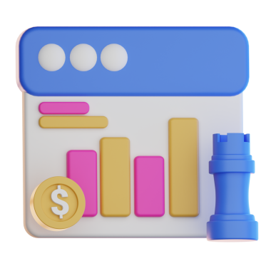 İş, finans ve pazarlama içeriği için uygun veri büyümesi ve analizinin görsel temsili.