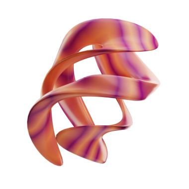 Fütürist bir geometrik heykelin soyut üç boyutlu modeli.