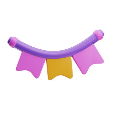 3 boyutlu yıldız şeklinde meyve çelengi.