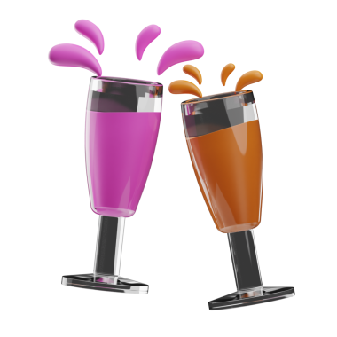 Doğum günü partisi içkileri 3D