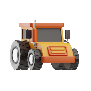tarımsal nesne çekici illüstrasyon 3d
