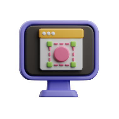 Grafik tasarımcısı nesne illüstrasyonu 3d