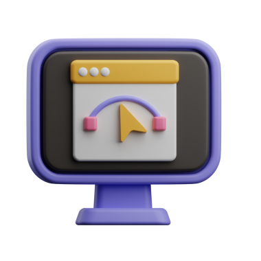 Grafik tasarımcı şekil oluşturucu çizimi 3d