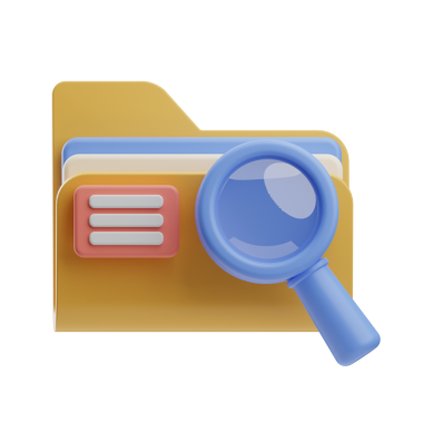 ev ekranı dosya kaşifi illüstrasyonu 3d