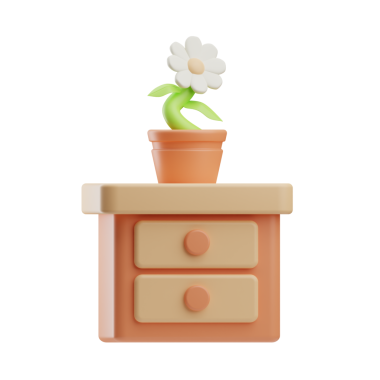 ofis işi çekmecesi illüstrasyon 3D