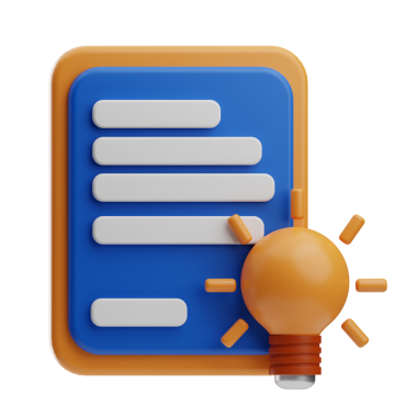 çalışma fikri illüstrasyonu 3d