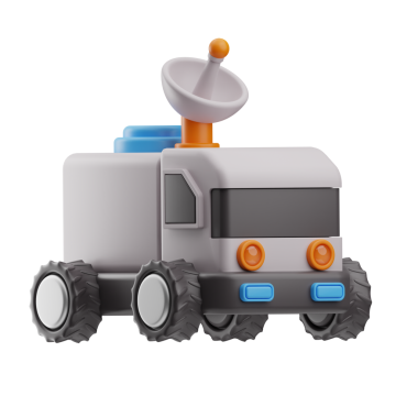 uzay teknolojisi Hata illüstrasyonu 3d