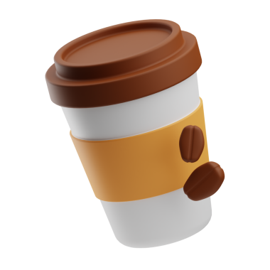 Fast food kahve fincanı illütü 3D