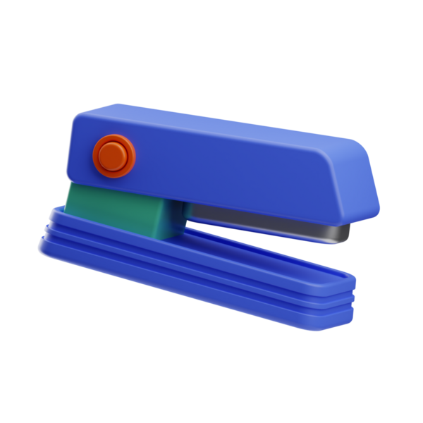 iş yeri zımba illüstrasyonu 3d