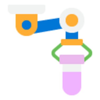 Medya ve iletişim endüstrisinde markalaşma, podcast, pazarlama ve dijital içerik için ideal modern, renkli bir mikrofon simgesi.