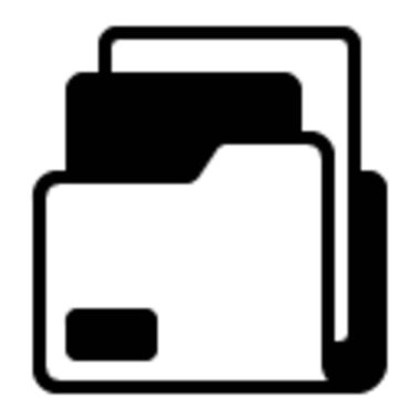 Teknoloji, eğitim veya işletme içeriğindeki imajları, markalaştırma ve organizasyonel görselleri geliştirmek için ideal renkli dizin simgesi.