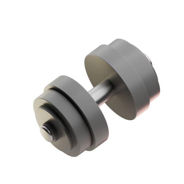 Halter ve dayanıklılık egzersizleri için kullanılan metal bir çubuk.