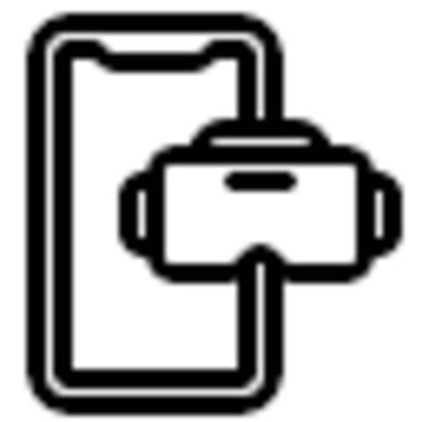 Artırılmış gerçeklik görüntüsü ve etkileşimli özelliklere sahip akıllı gözlük.