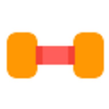 A pair of dumbbells used for strength training exercises.