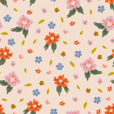 Etno Slav Çiçeksiz Yüzey Deseni