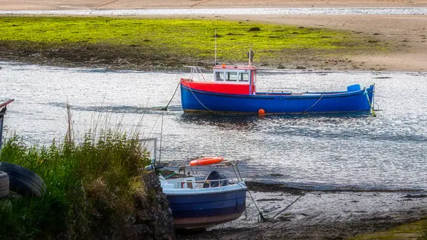 Gemi iskelesinde, Wansbeck Estuary, Kambois, Northumberland, 3 Haziran 2025. 