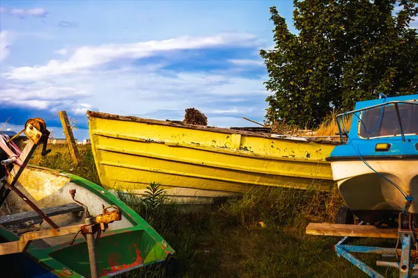 Gemi iskelesinde, Wansbeck Estuary, Kambois, Northumberland, 3 Haziran 2025. 