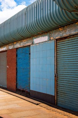 Terk edilmiş deniz kenarı atari salonu, Roker Sunderland Haziran 2025 