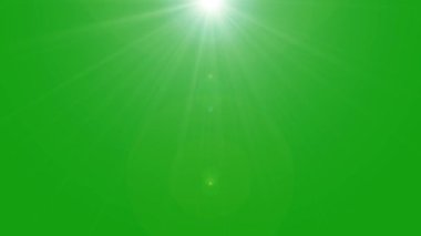 4K animasyon, göz kamaştırıcı mercek efektleriyle altın ışığı gösteriyor. Büyüleyici görseller, sinematik merceklerle harmanlanmış ışıl ışıl ışık huzmeleri içerir.