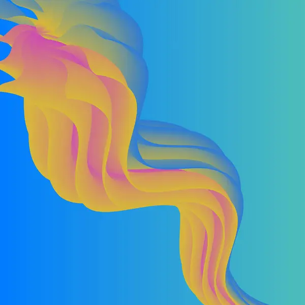 Dalgalı desenli ve geometrik şekilli soyut bir arkaplan. Soyut çizgiler, çizgiler. Moda dalga deseni.