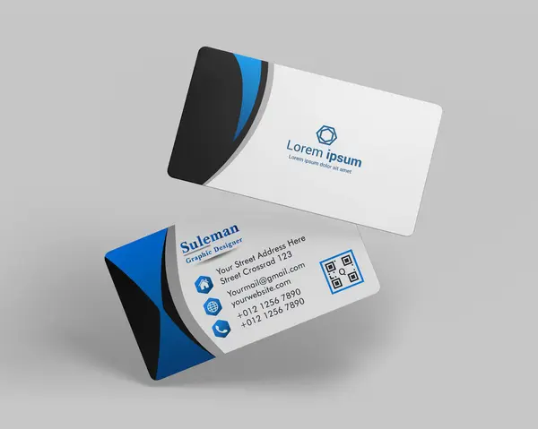 vektör soyut kartvizit. kartvizit şablonu.