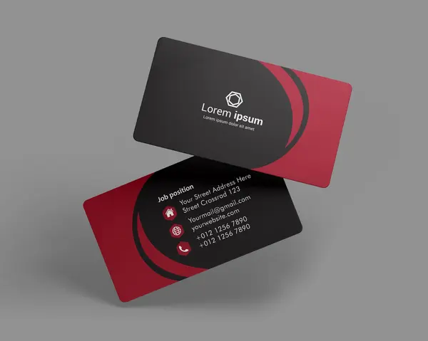 kartvizit şablonu, vektör tasarımı